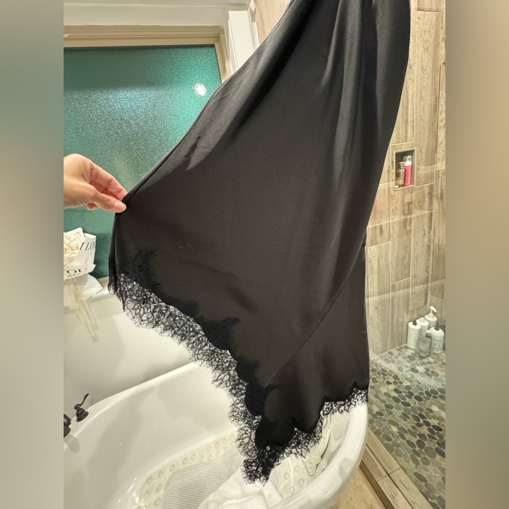 Silk black dress